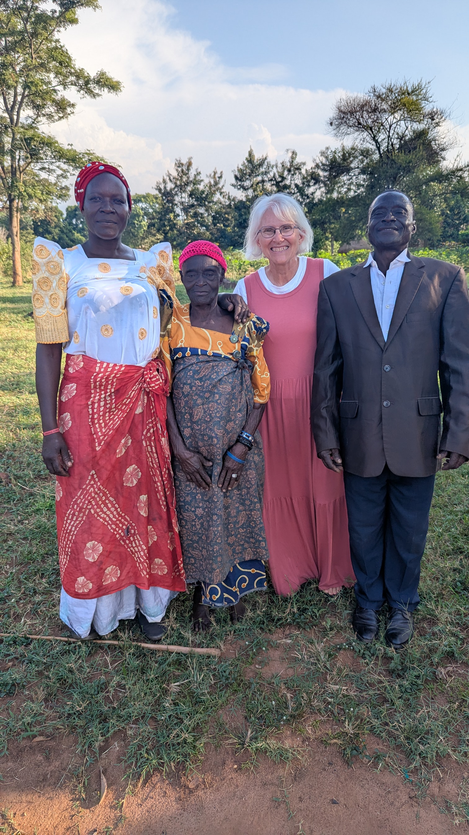 RPI mission team visiting Pastor Moses and his family