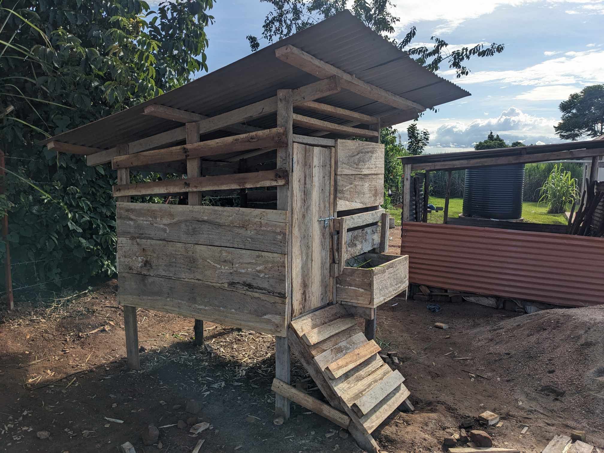 A Rural Goat Shed