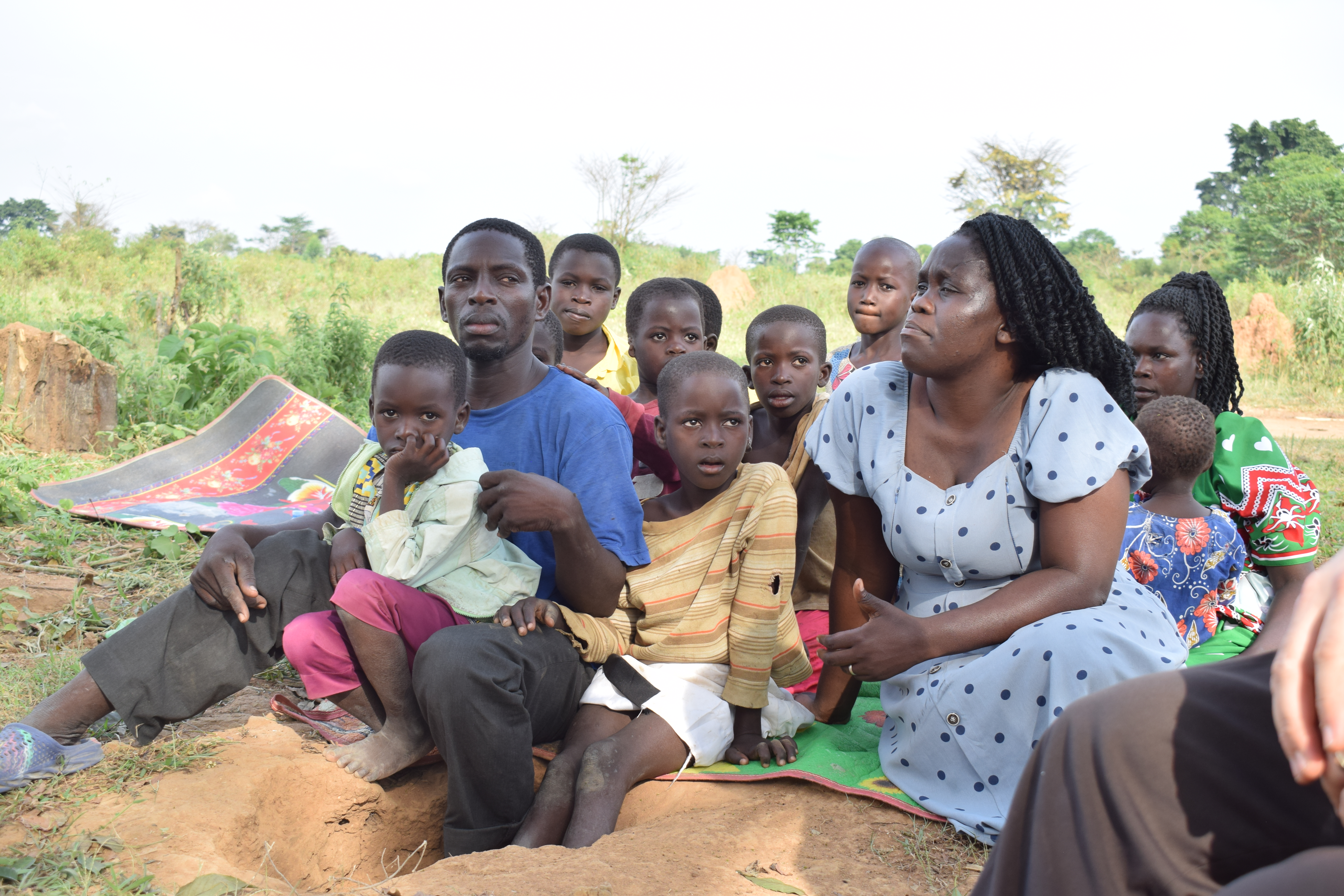 Pastor John Muwanguzi with his family